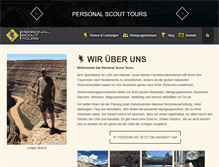 Tablet Screenshot of personal-scout-tours.de